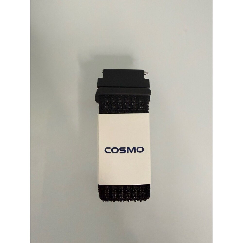 COSMO Black Velcro closure watch band